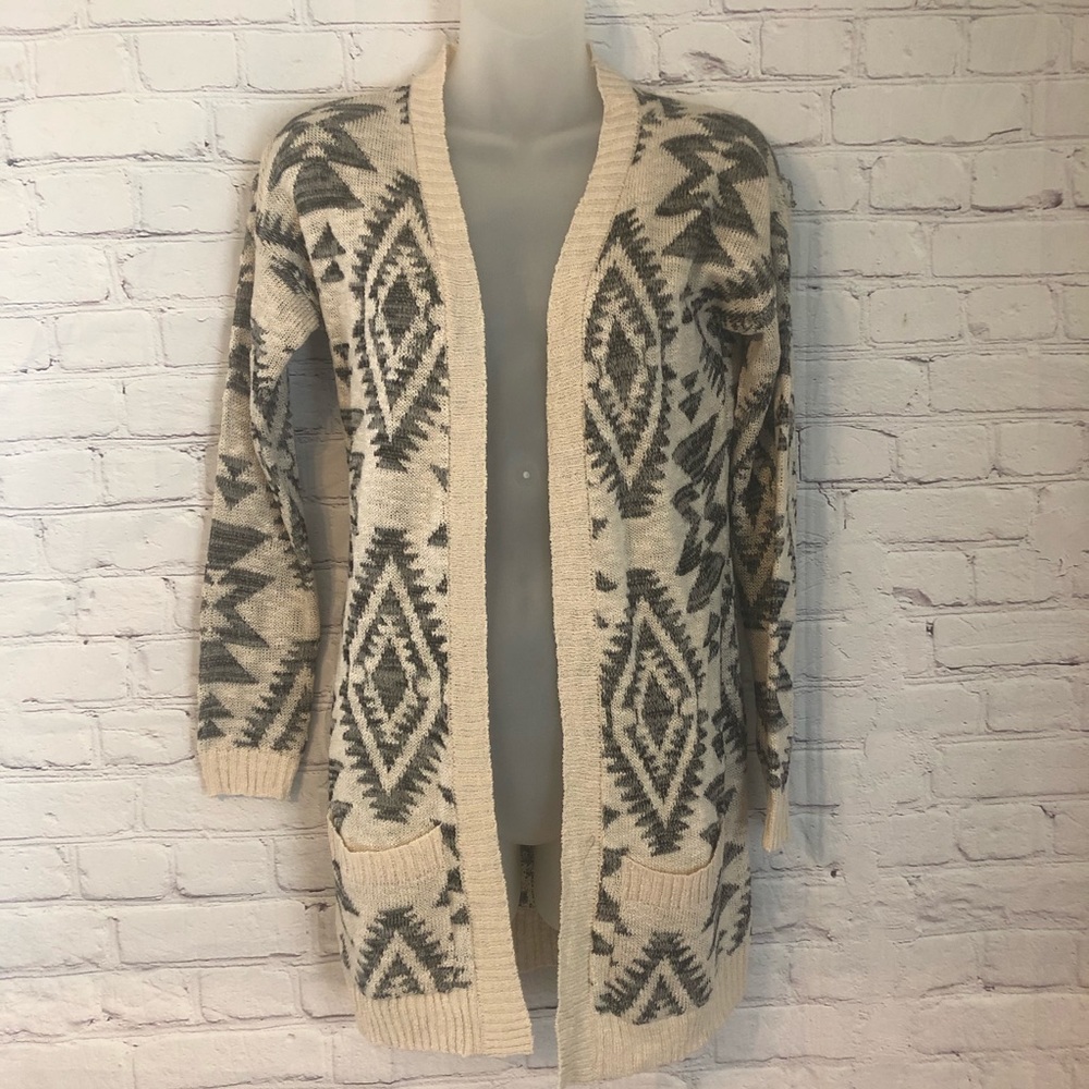 Pink Republic Open Front Cardigan